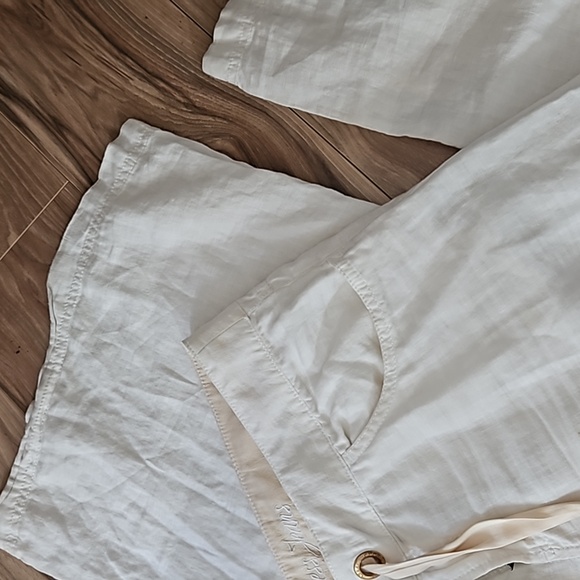 Guess Wide Leg Linen Pans 30 - Picture 3 of 4